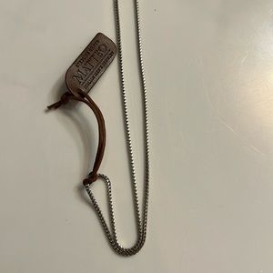 MATTEO Men’s Sterling Silver Stamped 925 Chain Approx 28 inches